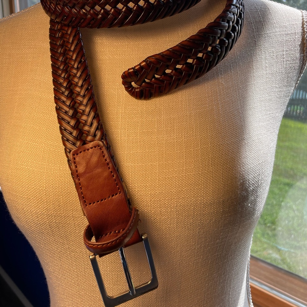 Men’s Braided Leather Belt